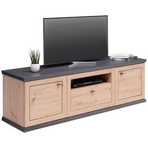 Hom`in NÍZKA KOMODA, farba duba, tmavosivá, vyobraziť