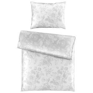 Esposa OBOJSTRANNÁ POSTEĽNÁ BIELIZEŇ, satén, sivá, biela, 140/220 cm vyobraziť