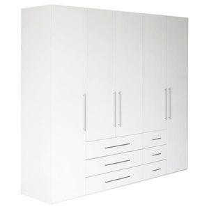 Xora SKRIŇA S OTOČNÝMI DVERAMI, biela, biela s vysokým leskom, 244/218, 6/59, 4 cm vyobraziť