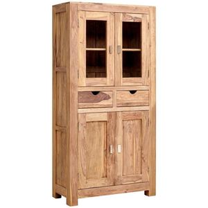 Livetastic VITRÍNA, indický palisander, prírodná farba, 90/180/40 cm vyobraziť