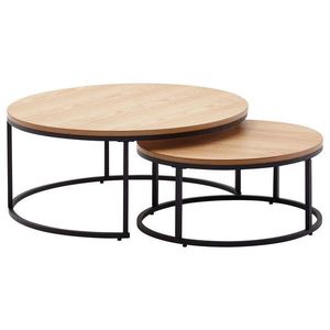 MID.YOU SADA ZASÚVACÍCH STOLÍKOV, hnedá vyobraziť