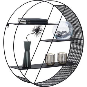 Carryhome NÁSTENNÝ REGÁL, čierna vyobraziť