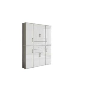 MID.YOU SKRINKA NA DOKUMENTY, sivá, biela s vysokým leskom, 172, 6/227, 2/33 cm vyobraziť