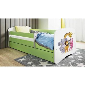 MID.YOU POSTEĽ PRE DETI A MLÁDEŽ 80/160 cm, zelená, biela vyobraziť