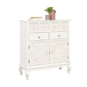 Landscape KOMODA, jedľa, biela, 91, 5/100/38 cm vyobraziť