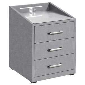 MID.YOU NOČNÝ STOLÍK, sivá, 47/61/46 cm vyobraziť