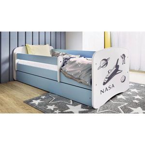 MID.YOU POSTEĽ PRE DETI A MLÁDEŽ 80/160 cm, modrá, biela vyobraziť
