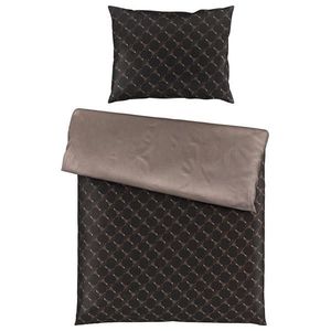 Joop! OBOJSTRANNÁ POSTEĽNÁ BIELIZEŇ, makosatén, hnedá, čierna, 140/200 cm vyobraziť