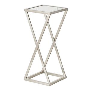 PRÍRUČNÝ STOLÍK, strieborná vyobraziť