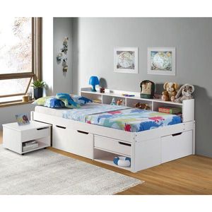 MID.YOU POSTEĽ S ÚLOŽNÝM PRIESTOROM, 90/200 cm biela vyobraziť