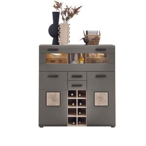 Hom`in VYSOKÁ KOMODA, 120/129/37 cm vyobraziť