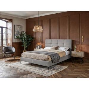 MID.YOU BOXSPRINGOVÁ POSTEĽ, 140/200 cm, sivá vyobraziť