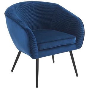 P & B KRESLO, textil, modrá vyobraziť