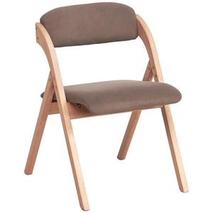 MID.YOU STOLIČKA S PODRÚČKAMI, zamat, hnedá, prírodná farba vyobraziť