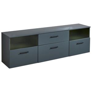 MID.YOU NÍZKA KOMODA, antracitová, 180/55/38 cm vyobraziť