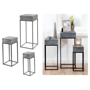 SCHODY NA KVETY, kov, kameň, 30/70/30 cm vyobraziť