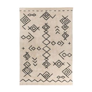 KOBEREC, 80/150 cm, krémová, čierna vyobraziť