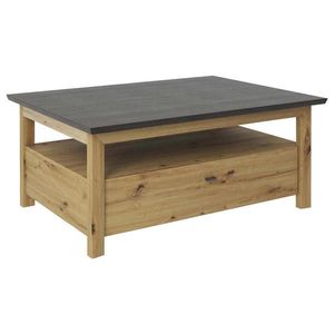 Hom`in KONFERENČNÝ STOLÍK, tmavosivá, dub artisan, kompozitné drevo, 110/80/45 cm vyobraziť