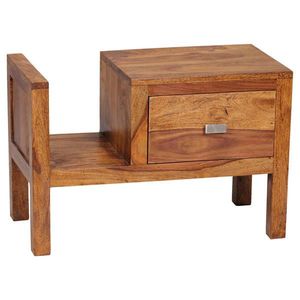 MID.YOU NOČNÝ STOLÍK, indický palisander, farba indického palisandra, vyobraziť