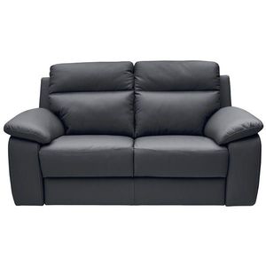 Celina Home DVOJMIESTNA POHOVKA, tmavomodrá, pravá koža vyobraziť