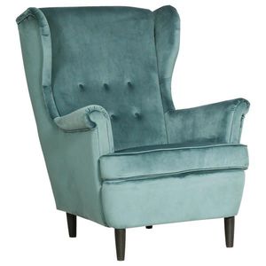 Niels Andersson KRESLO UŠIAK, drevo, textil, kartón, kompozitné drevo, modrá vyobraziť