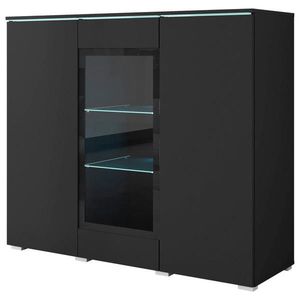 P & B VYSOKÁ KOMODA, čierna, 120/103, 3/39, 5 cm vyobraziť