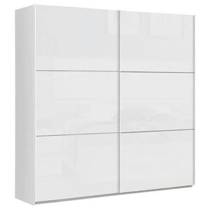 home24 ŠAT. SKRIŇA S POSUV. DVERAMI, biela, biela s vysokým leskom, 200, 1/209, 7/61, 2 cm vyobraziť