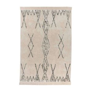 KOBEREC, 120/170 cm, krémová, čierna vyobraziť