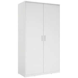 Xora SKRIŇA S OTOČNÝMI DVERAMI, biela, 106/194/54 cm vyobraziť