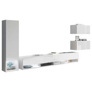 P & B OBÝVACIA STENA, biela, biela s vysokým leskom vyobraziť