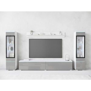 OBÝVACIA STENA, biela, sivá farba s vysokým leskom vyobraziť