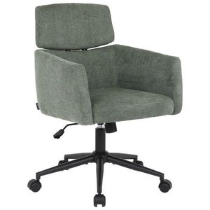 MID.YOU OTOČNÁ STOLIČKA, mikrovlákno, zelená vyobraziť