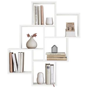 MID.YOU NÁSTENNÝ REGÁL, biela vyobraziť