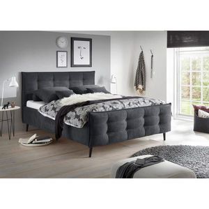 MID.YOU ČALÚNENÁ POSTEĽ, 180/200 cm, antracitová vyobraziť