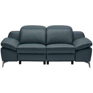 Celina Home DVOJMIESTNA POHOVKA, tmavomodrá, pravá koža vyobraziť