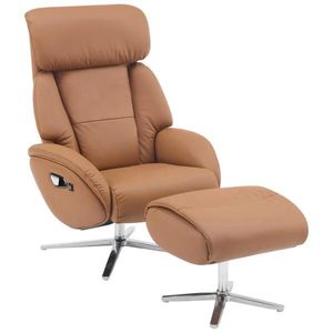 Livetastic MASÁŽNE KRESLO, textil, koža, hnedá vyobraziť