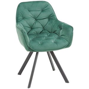 Hom`in STOLIČKA S PODRÚČKAMI, železo, zamat, čierna, tmavozelená vyobraziť