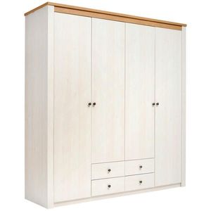 Landscape SKRIŇA S OTOČNÝMI DVERAMI, biela, farba duba, 201, 4/216, 5/60 cm vyobraziť