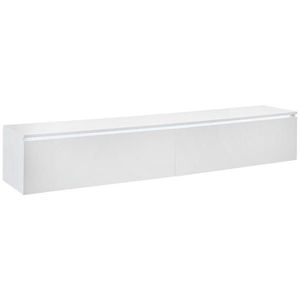 Xora NÍZKA KOMODA, biela s vysokým leskom, 180/30/33 cm vyobraziť