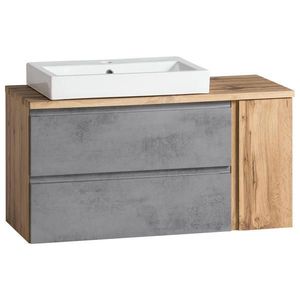 Held SKRINKA S UMÝVADLOM, sivá, dub wotan, 105 cm vyobraziť