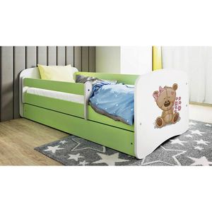 MID.YOU POSTEĽ PRE DETI A MLÁDEŽ 80/160 cm, zelená, biela vyobraziť