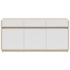 Hom`in ŠIROKÁ KOMODA, biela, farba duba, 173, 5/80, 8/42 cm vyobraziť