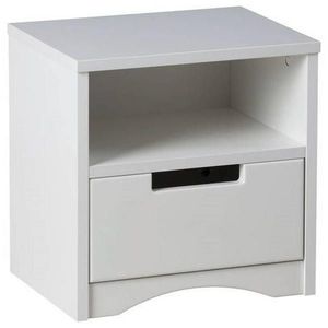 MID.YOU NOČNÝ STOLÍK biela vyobraziť