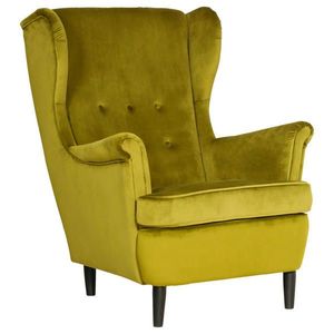 Niels Andersson KRESLO UŠIAK, drevo, textil, kartón, kompozitné drevo, zelená vyobraziť