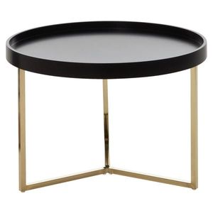 MID.YOU KONFERENČNÝ STOLÍK, zlatá, čierna, drevo, kompozitné drevo, 58, 5/58, 5/42 cm vyobraziť