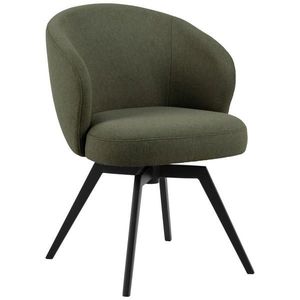 MID.YOU STOLIČKA S PODRÚČKAMI, oceľ, štruktúra, zelená, čierna vyobraziť