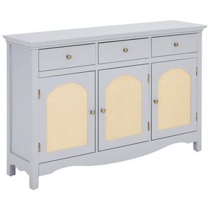 MID.YOU ŠIROKÁ KOMODA, sivá, prírodná farba, 132/85/35 cm vyobraziť