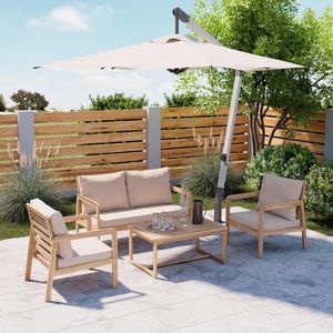 Ambia Garden SÚPRAVA ZÁHRADNÉHO NÁBYTKU drevo, textil vyobraziť