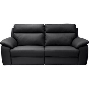 Celina Home TROJMIESTNA POHOVKA, čierna, pravá koža vyobraziť