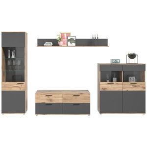 MID.YOU OBÝVACIA STENA, sivá vyobraziť